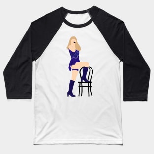 Midnights Eras Blurple Scalloped Bodysuit Baseball T-Shirt